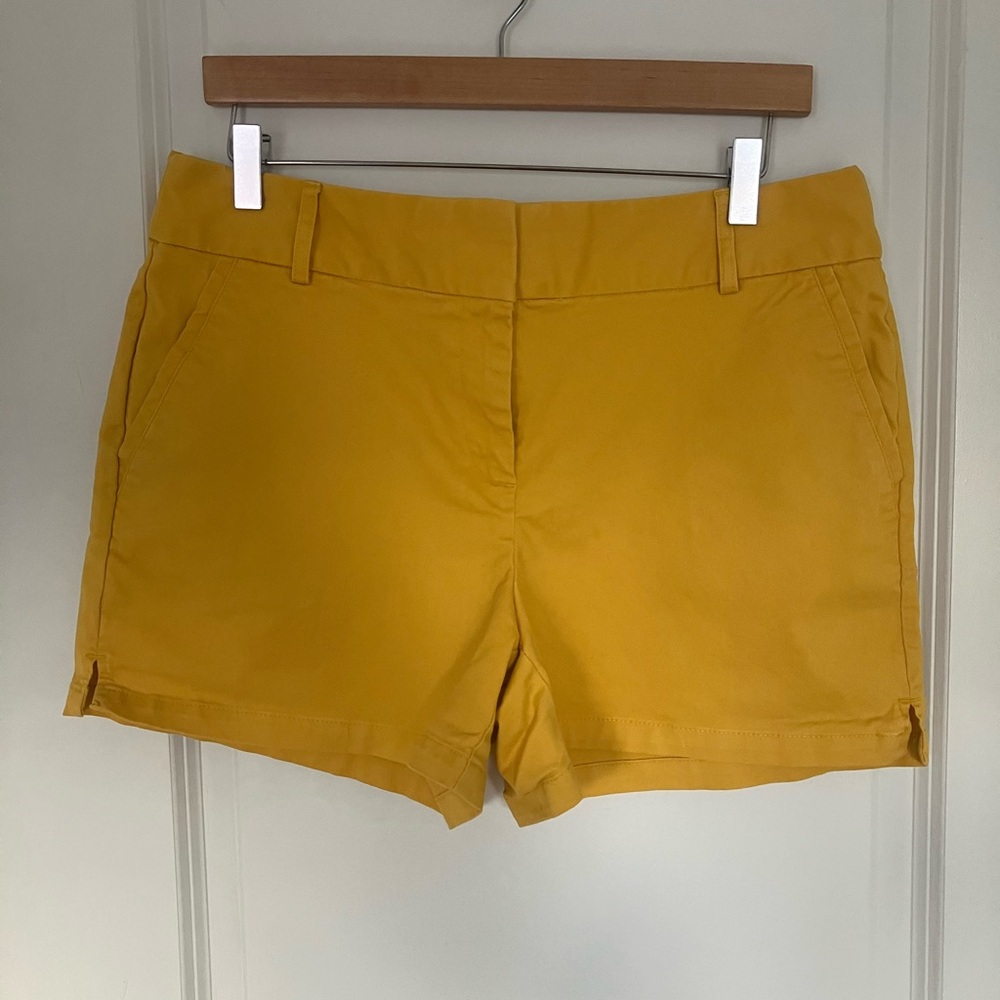 Women's Mustard Yellow Casual Shorts